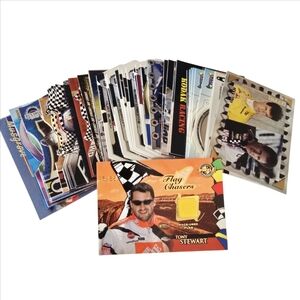 Large Vintage Nascar Trading Card Lot Rare Pack Pulled Inserts Earnhardt Stewart